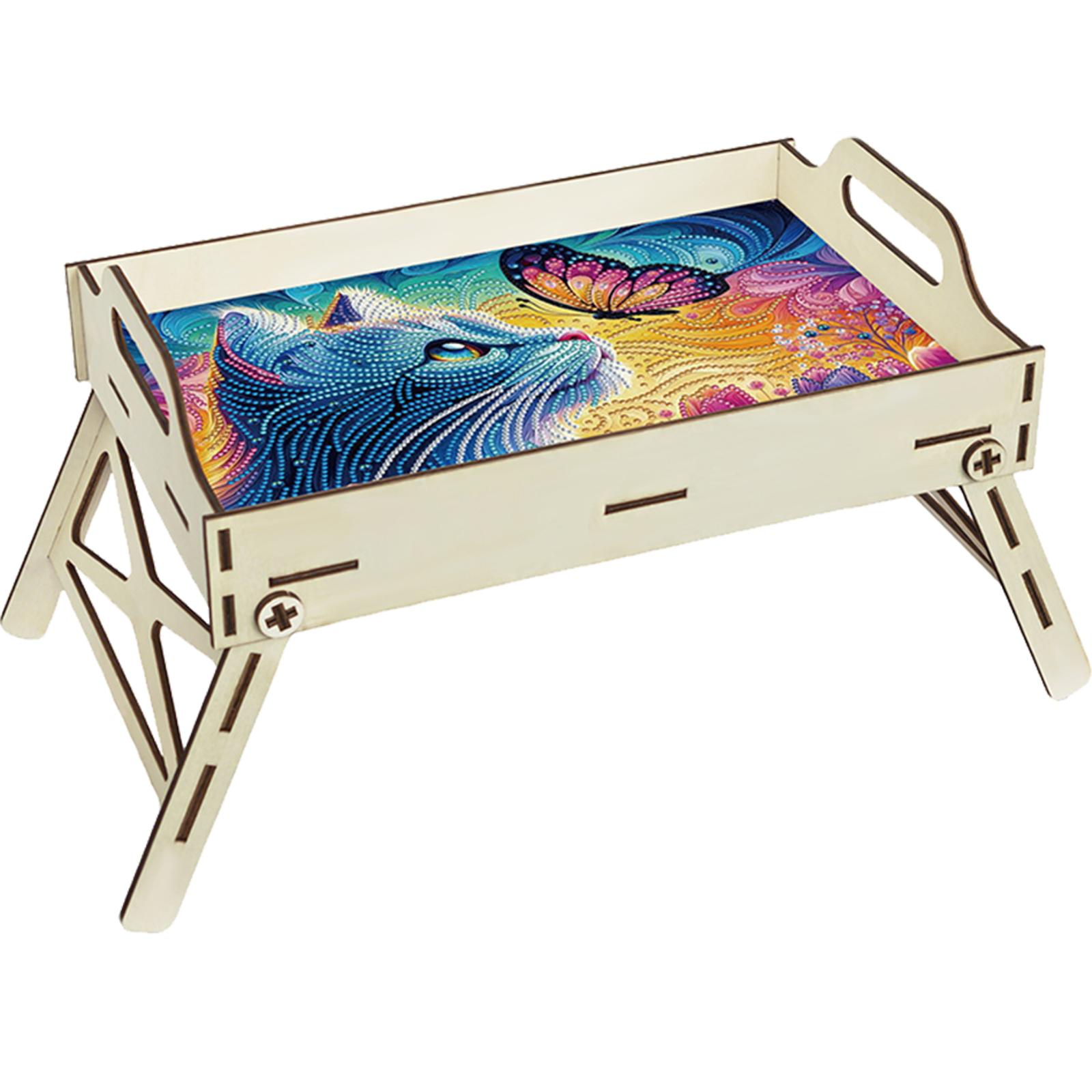 Resin Art Wooden Tray - Nampan Sajian 5D DIY Diamond Painting