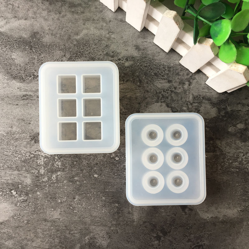 Resin Art Letters - Cetakan Silikon 16Mm Kubus Bola Beads