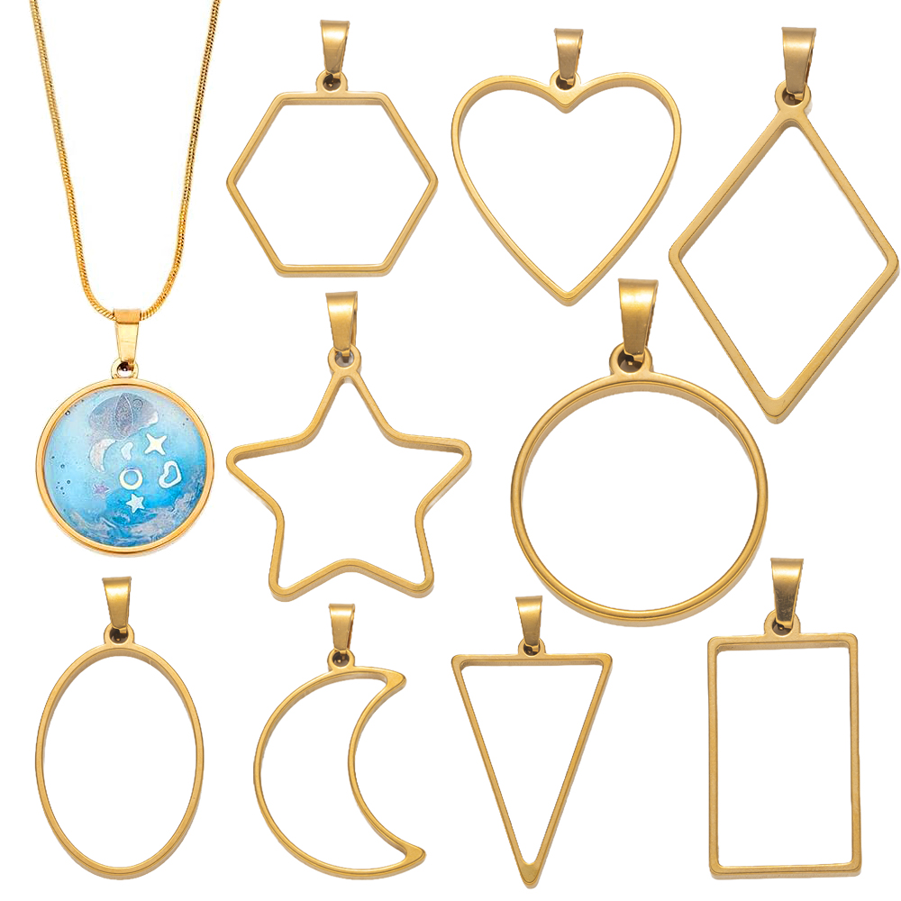 Resin Art Essentials - 5 pcs Cetakan Resin Stainless Steel