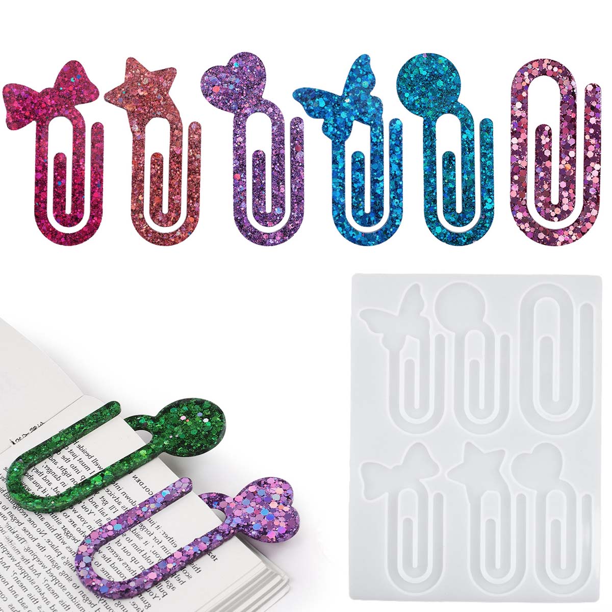 Resin Art Kit With Molds - Cetakan Resin Epoksi Kristal DIY Tempat