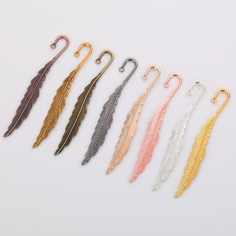 Resin Art Bookmark - 1 Buah Penanda Halaman Buku Logam