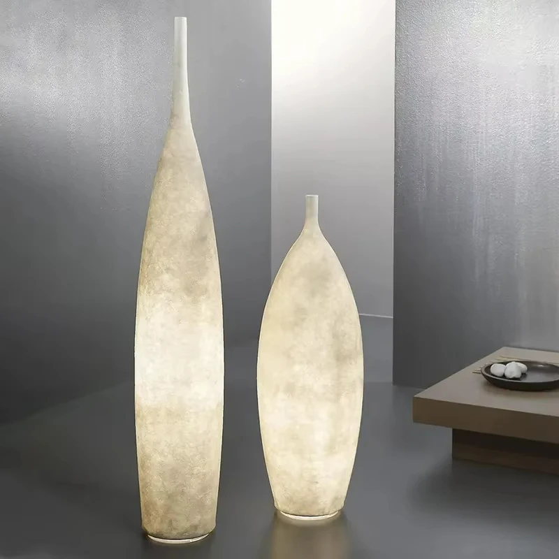 Vas Seni Lampu Lantai Modern M - Resin Art Floor Design ulasan dan harga