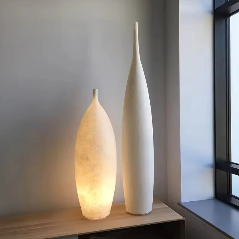Vas Seni Lampu Lantai Modern M - Resin Art Floor Design ulasan dan harga
