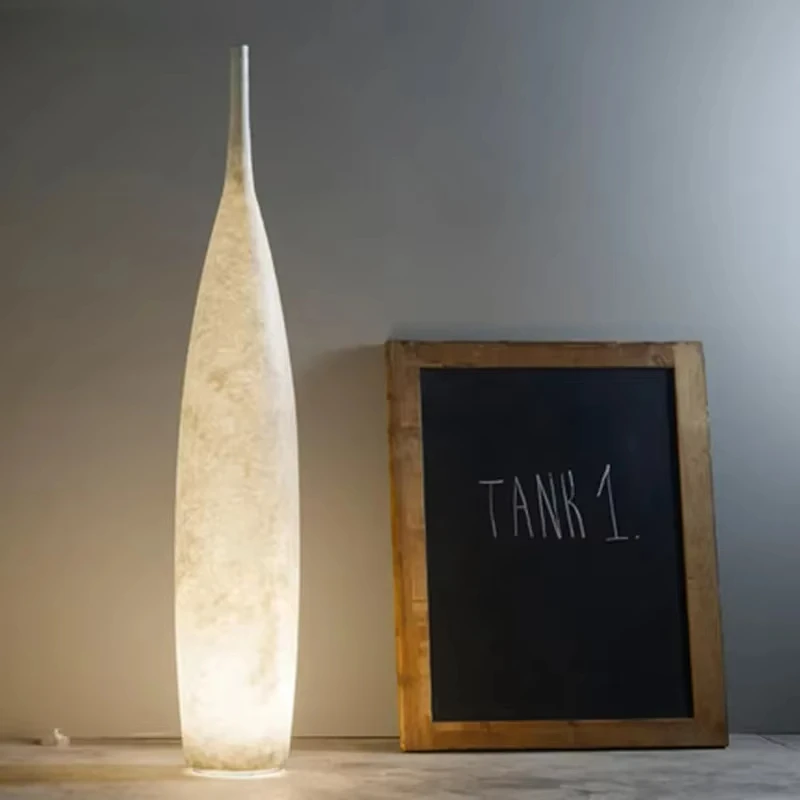 Vas Seni Lampu Lantai Modern M - Resin Art Floor Design ulasan dan harga