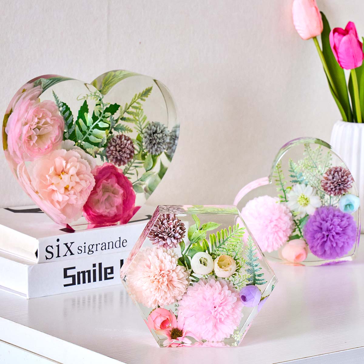 Cetakan Silikon Hati Besar DIY - Resin Art Kit With Molds ulasan dan harga