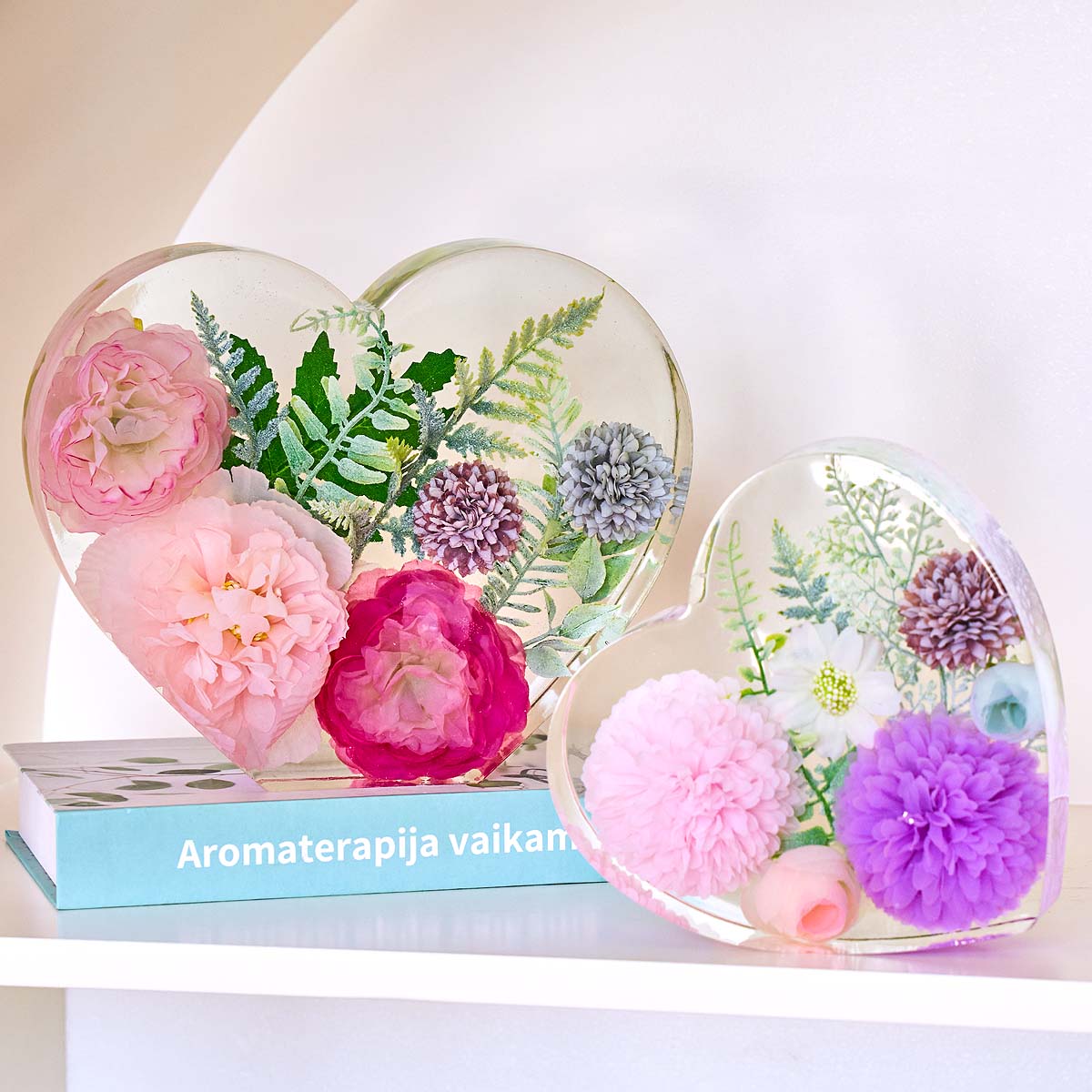 Cetakan Silikon Hati Besar DIY - Resin Art Kit With Molds ulasan dan harga