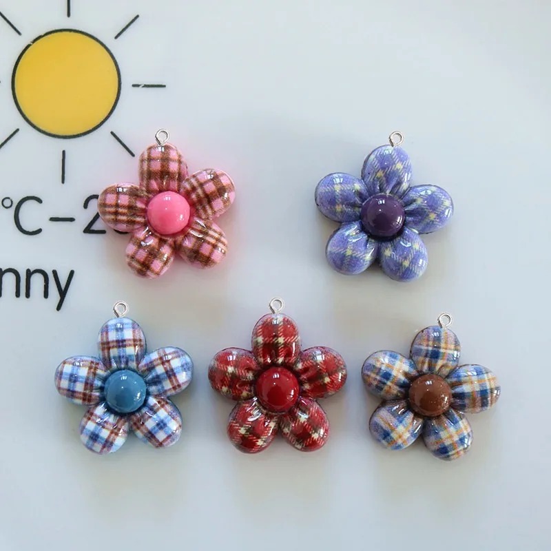 10Pcs Liontin Resin Bunga Mani - Resin Art Accessories ulasan dan harga
