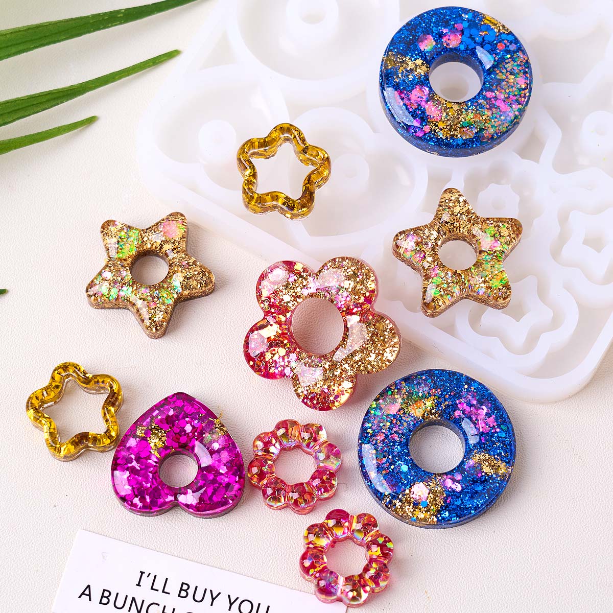 Cetakan Silikon Perhiasan Mult - Resin Art Kit With Molds ulasan dan harga