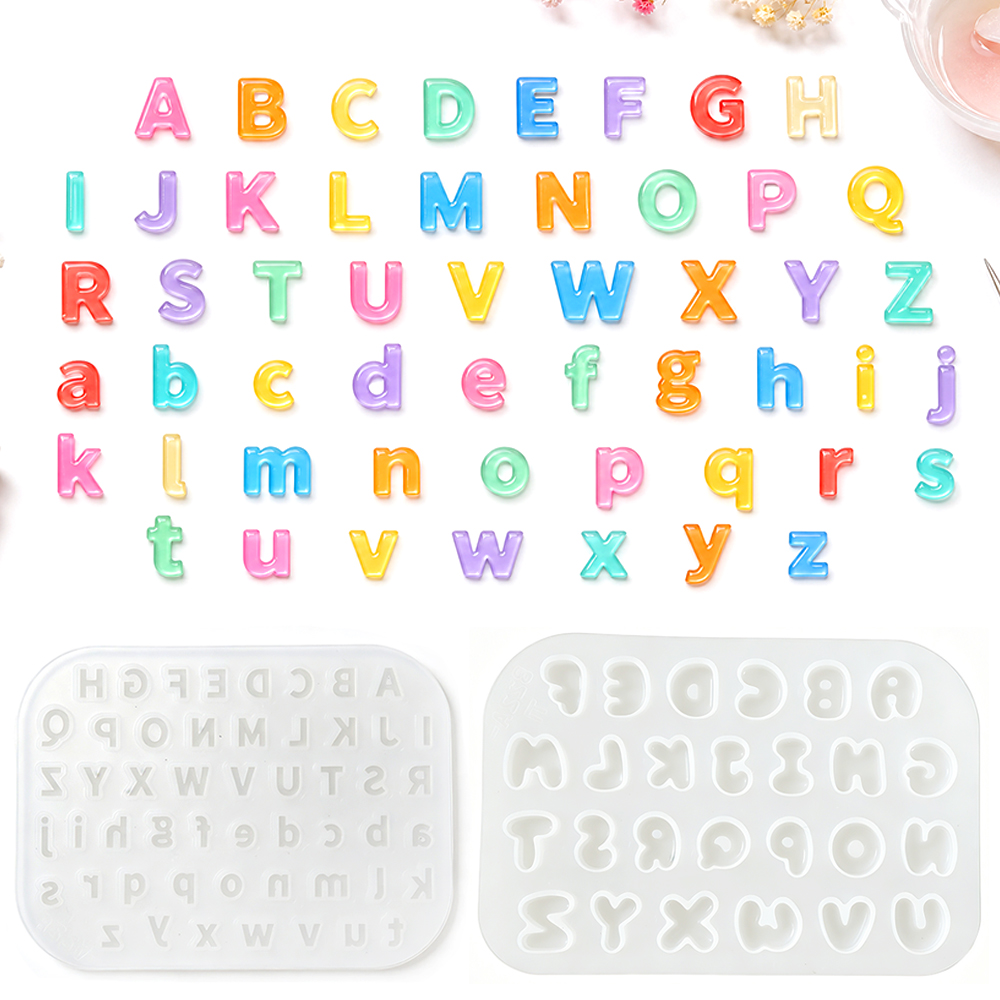 Cetakan Silikon Ukuran Mini S0 - Resin Art Letters ulasan dan harga