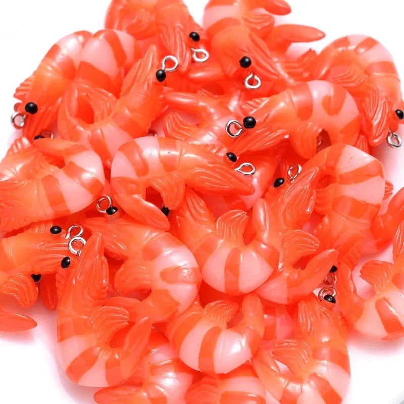 10 Buah Liontin Udang Lobster  - Resin Art Accessories ulasan dan harga