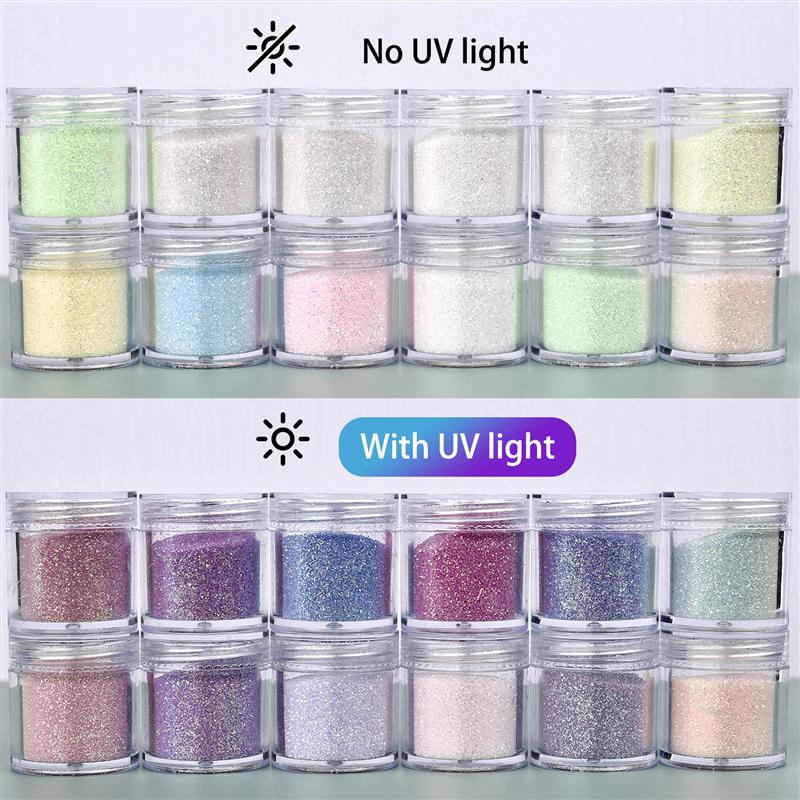 5g fotosensitif bubuk berubah  - Resin Art Letters ulasan dan harga