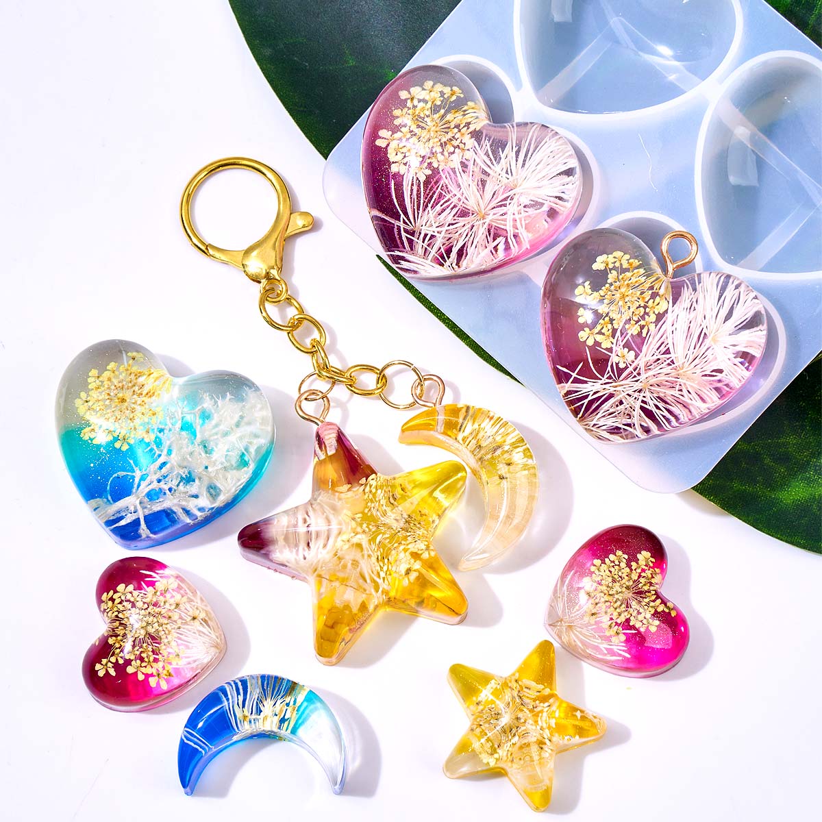 Cetakan Silikon Liontin Bintan - Resin Art Letters ulasan dan harga