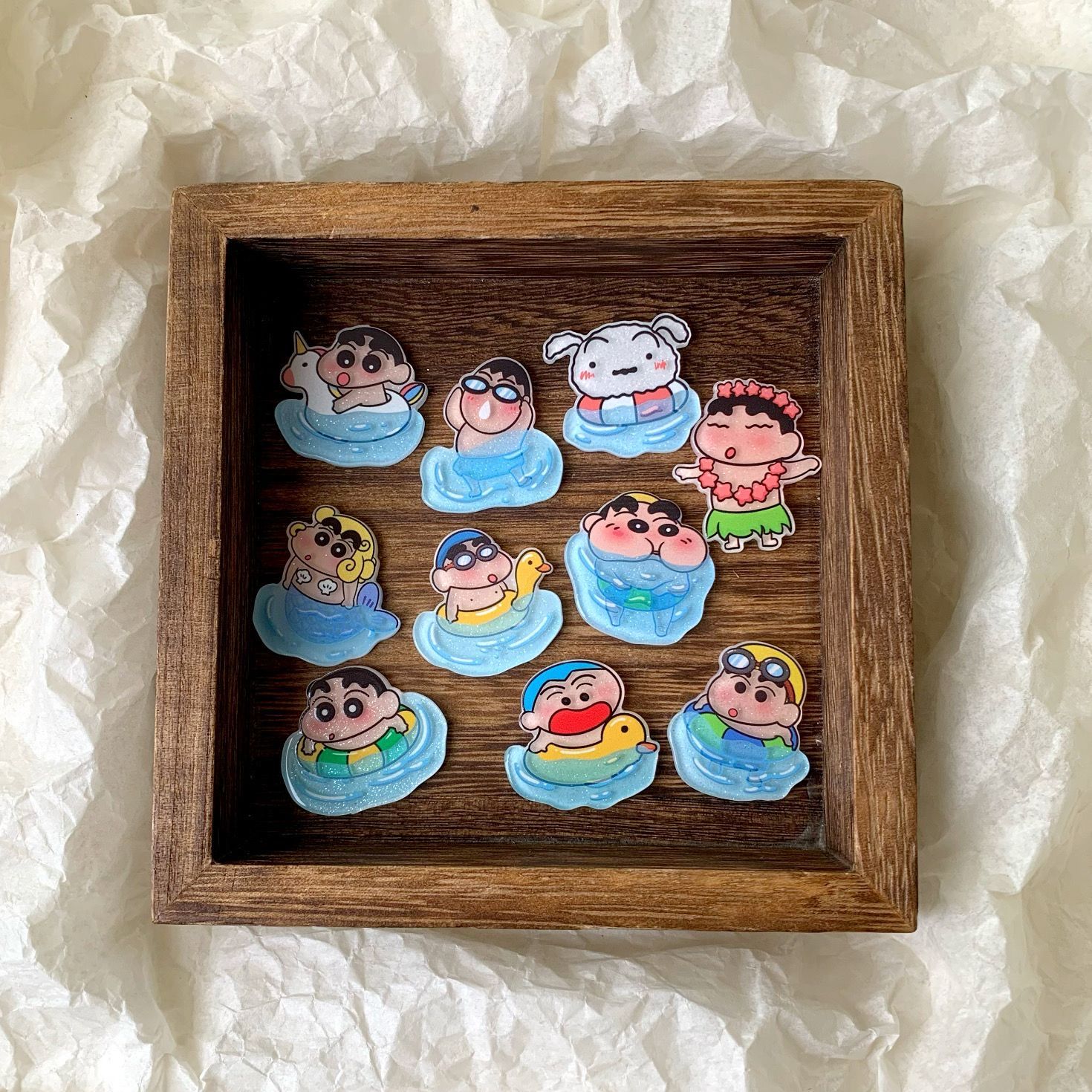 Aksesoris resin Crayon Shin-ch - Resin Art Accessories ulasan dan harga