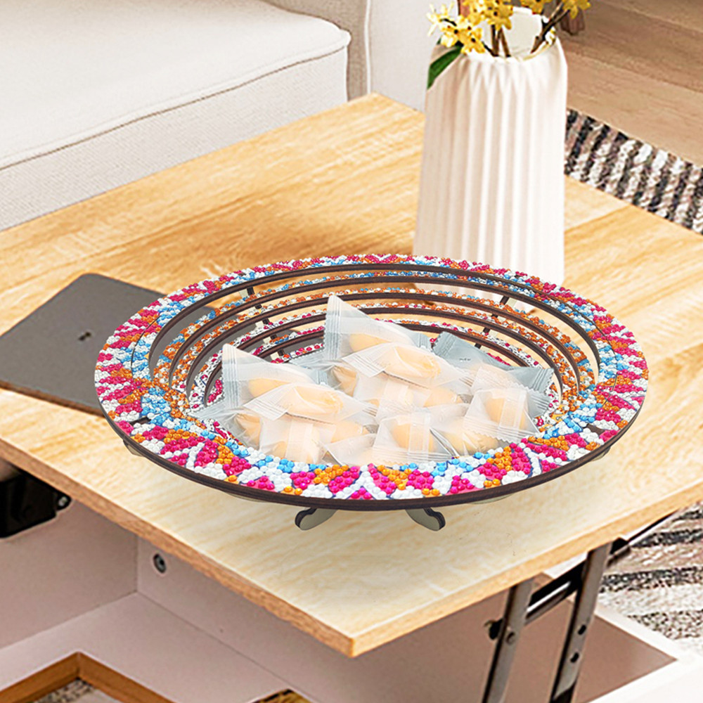 Kerajinan Seni Baki Lukisan Be - Resin Art Wooden Tray ulasan dan harga
