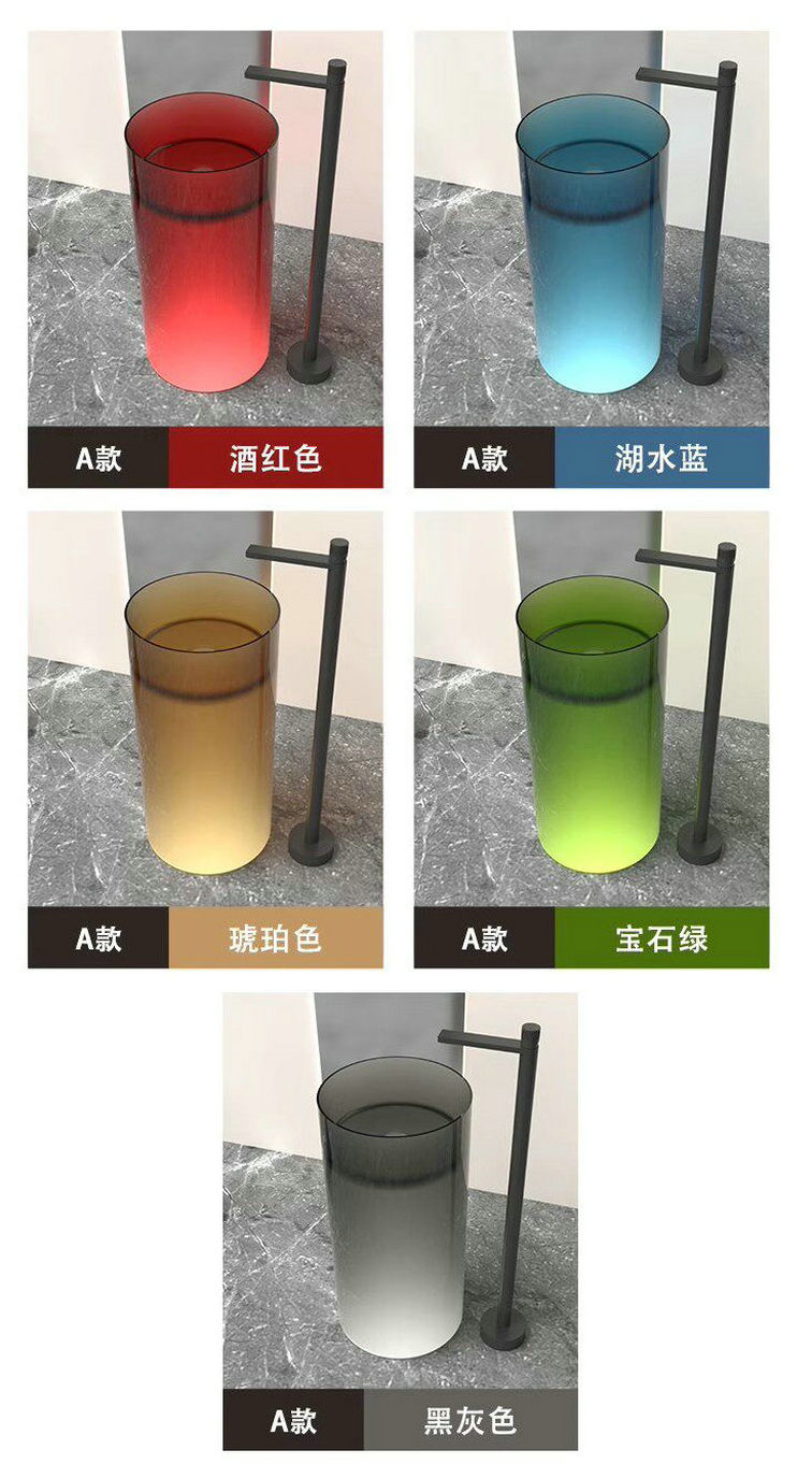 Wastafel Toilet Berdiri Terpad - Resin Art Floor Design ulasan dan harga