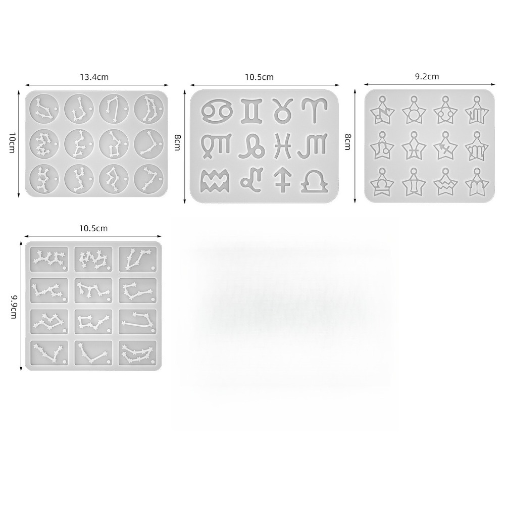 4styles Cetakan Resin 12 Zodia - Resin Art Letters ulasan dan harga