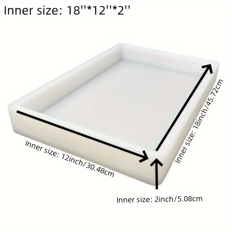 Cetakan Silikon Besar 18*12*2  - Resin Art Kit With Molds ulasan dan harga