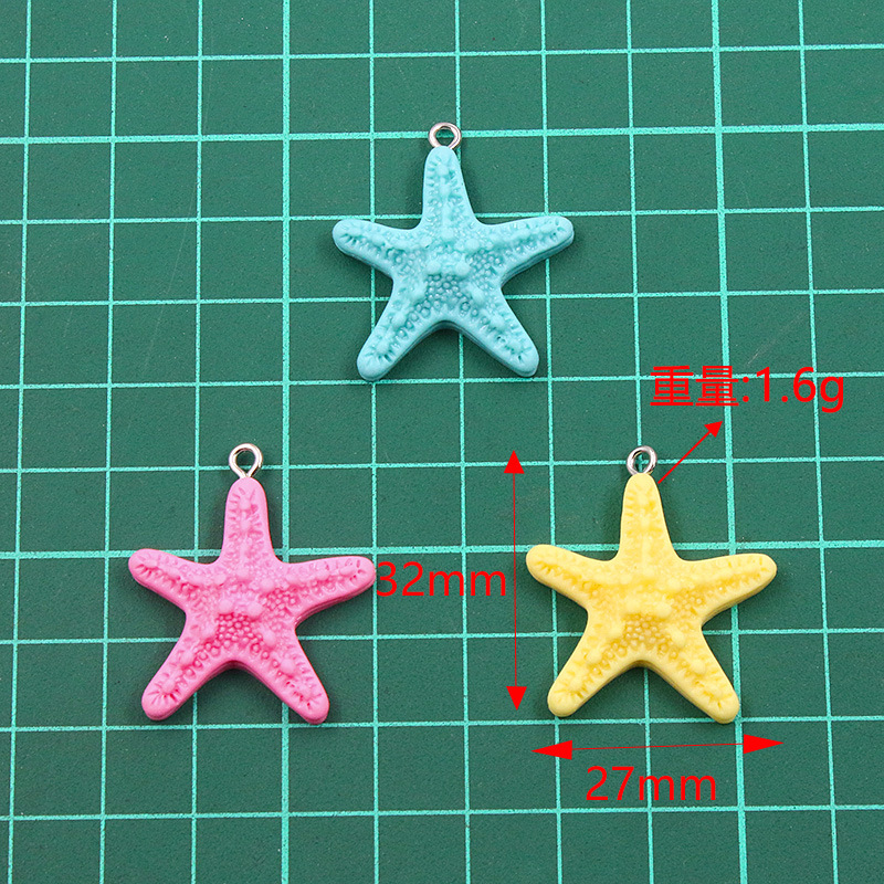 10 Buah Liontin Resin Bintang  - Resin Art Accessories ulasan dan harga