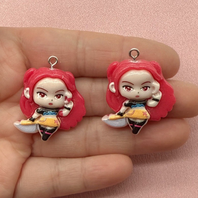 10 buah liontin kartun resin,  - Resin Art Essentials ulasan dan harga