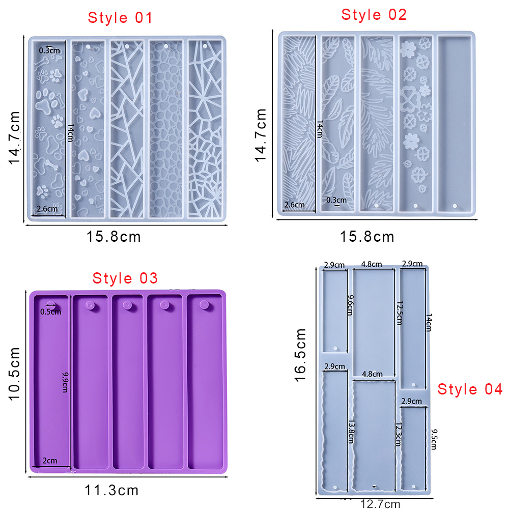 Cetakan Resin Epoksi Kristal D - Resin Art Bookmark ulasan dan harga