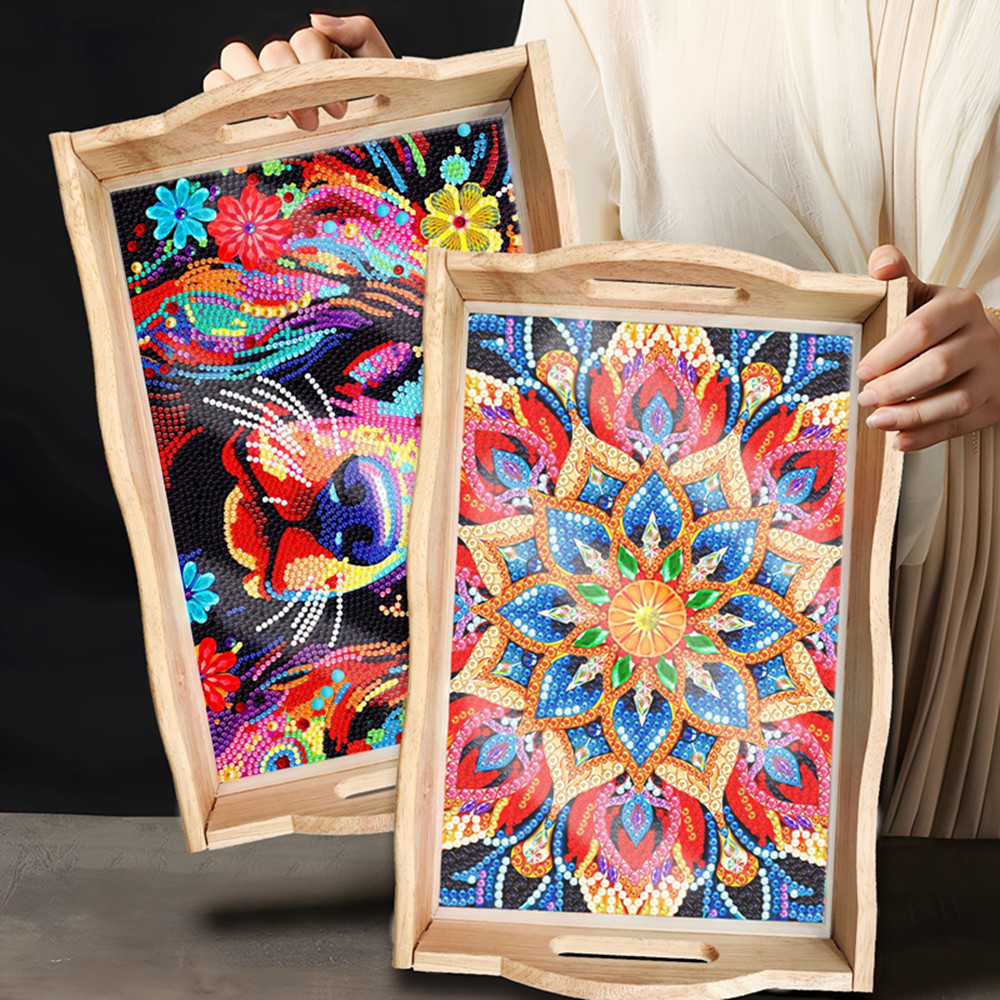 Nampan Makan Kayu 5D DIY Berhi - Resin Art Wooden Tray ulasan dan harga