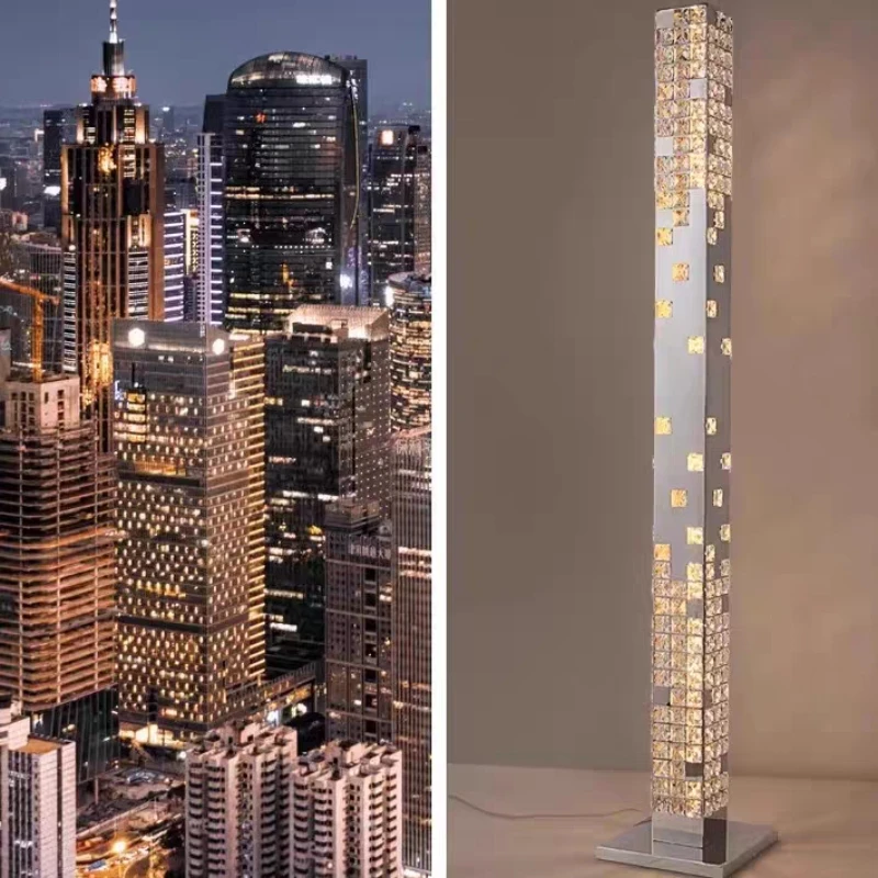 Lampu Lantai Kristal LED Desai - Resin Art Floor Design ulasan dan harga