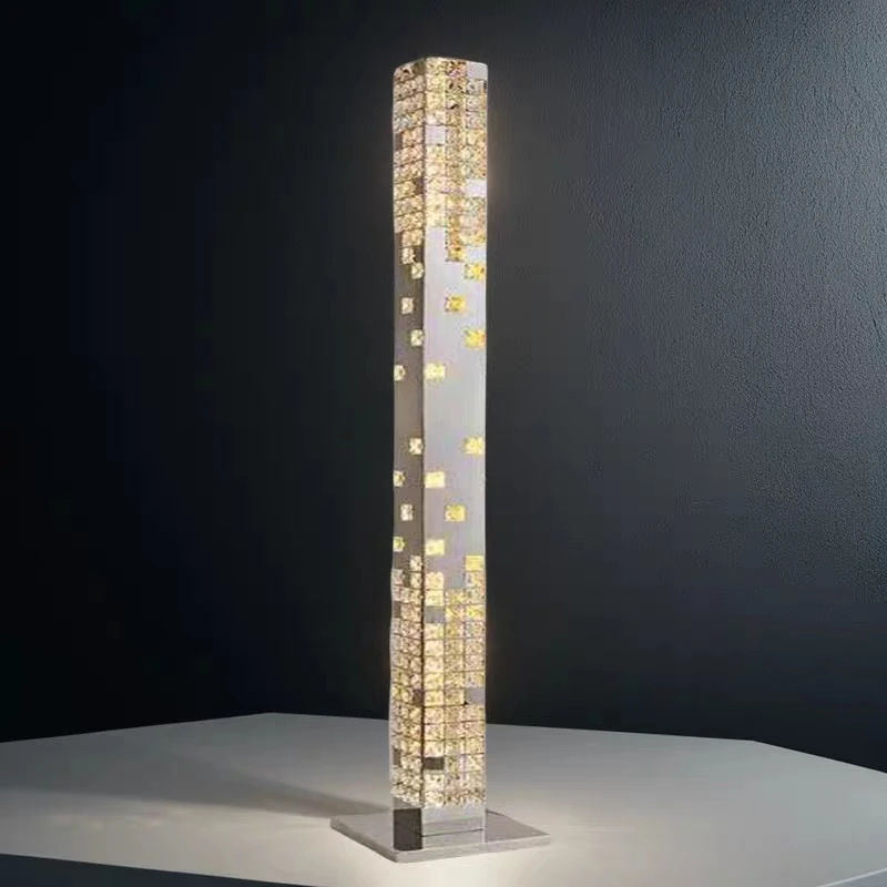 Lampu Lantai Kristal LED Desai - Resin Art Floor Design ulasan dan harga