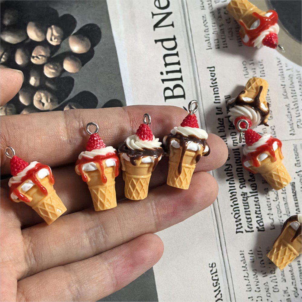 10 Buah Liontin Gantungan Kunc - Resin Art Accessories ulasan dan harga