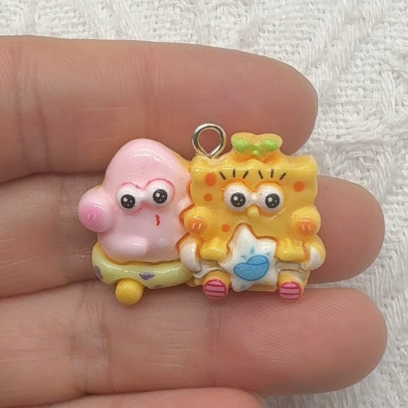 10 buah liontin resin kartun,  - Resin Art Essentials ulasan dan harga
