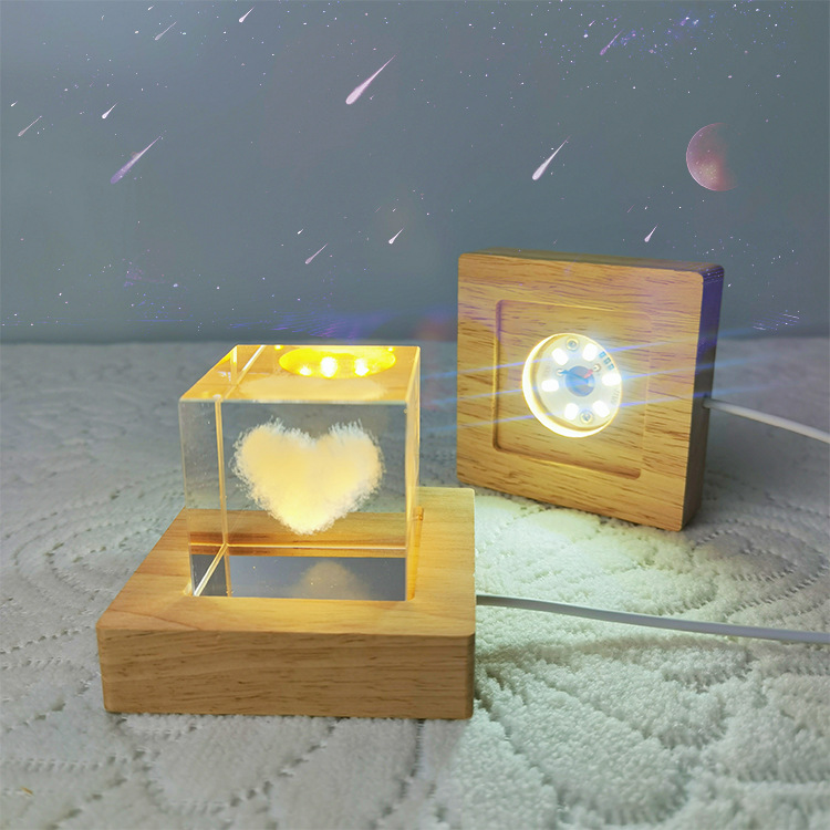 Lampu LED Persegi Dasar Displa - Resin Art Wooden Tray ulasan dan harga