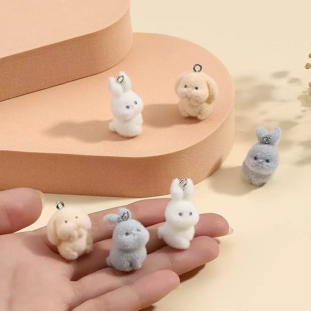 10 pcs Gantungan Resin Kelinci - Resin Art Essentials ulasan dan harga